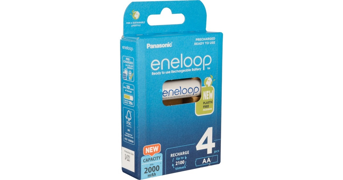 Panasonic Akku eneloop, Mignon AA 1,2V(4 Stück)