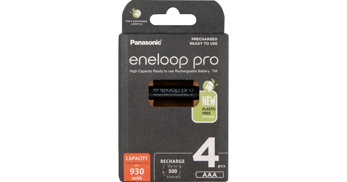 Panasonic Akku eneloop pro, Micro AAA 1,2V(4 Stück)