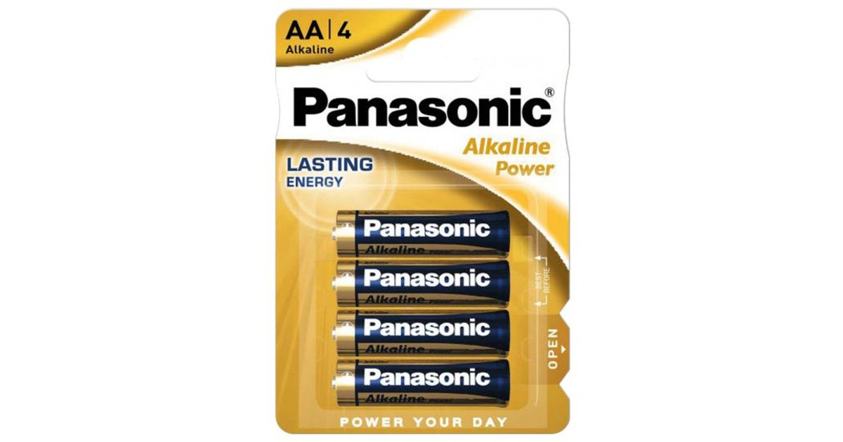 Panasonic Alkaline Power AA, Batterie(4 Stück, AA)