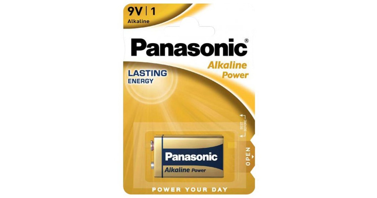 Panasonic Alkaline Power - 9V, Batterie(1 Stück, Typ 9 Volt (E-Block))