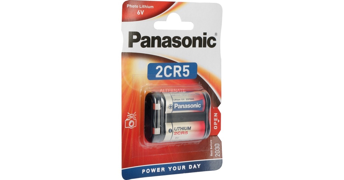 Panasonic Cylindrical Lithium 2CR-5L/1BP, Batterie(1 Stück, 2CR-5)