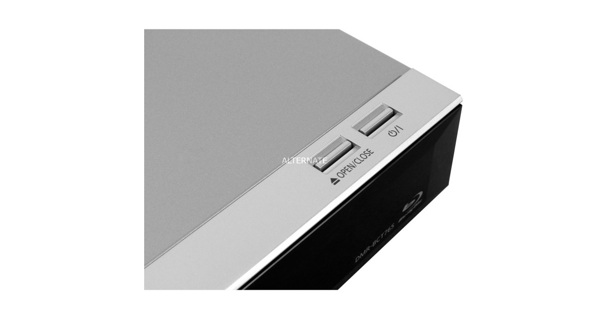 Panasonic DMR-BCT765AG, Blu-ray-Rekorder(silber/schwarz, 500 GB, WLAN, UltraHD/4K)