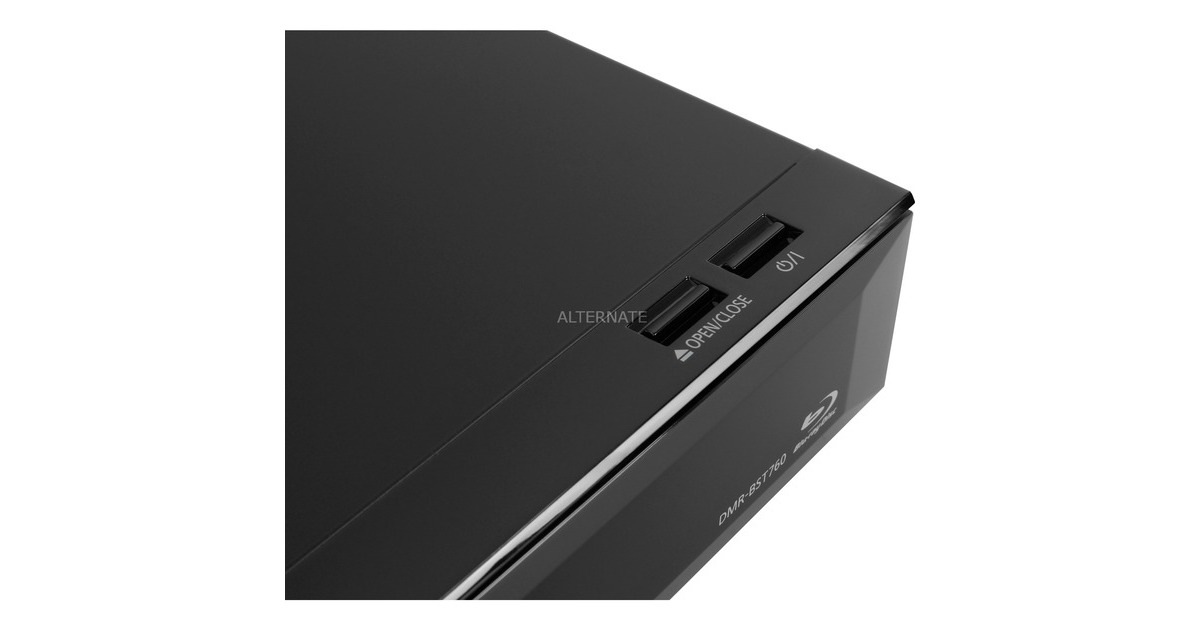 Panasonic DMR-BST760AG, Blu-ray-Rekorder(schwarz, 500 GB, WLAN, UltraHD/4K)