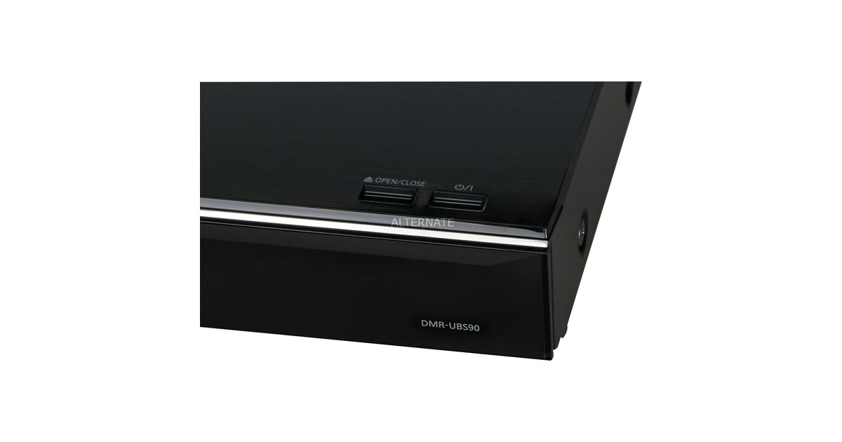 Panasonic DMR-UBS90, Blu-ray-Rekorder(schwarz, 2000 GB HDD, UHD/4k, DVB-S/S2)