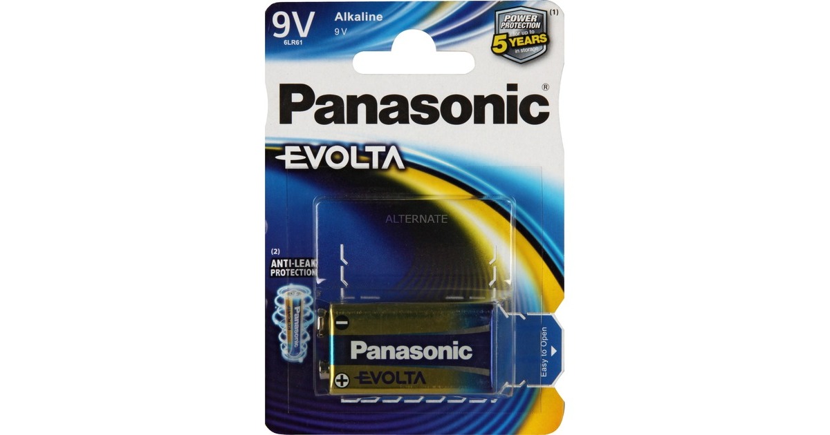 Panasonic EVOLTA Platinum 6LR61EGE/1BP, Batterie(silber)