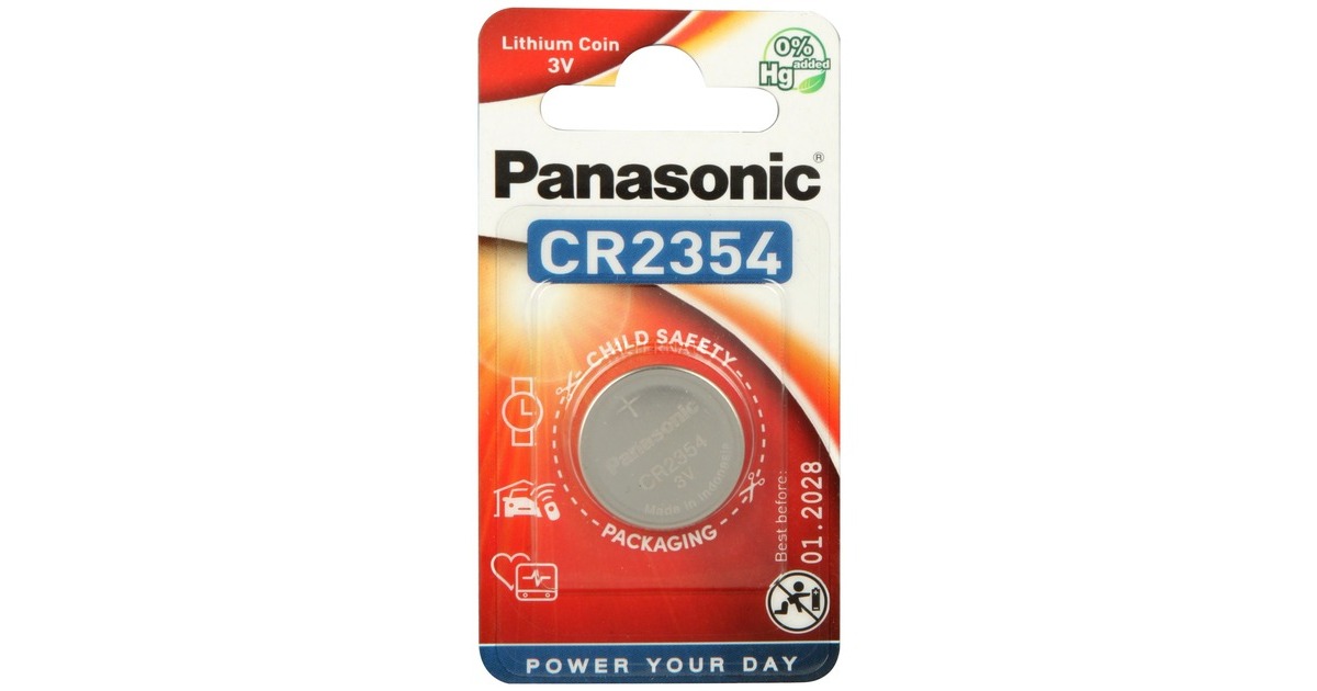 Panasonic Knopfzelle CR-2354EL, Batterie(1 Stück)