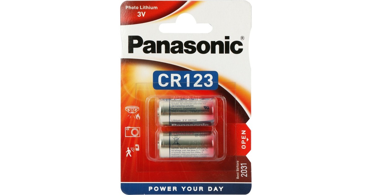 Panasonic Lithium Photo CR-123AL/2BP, Batterie(2 Stück, CR-123)