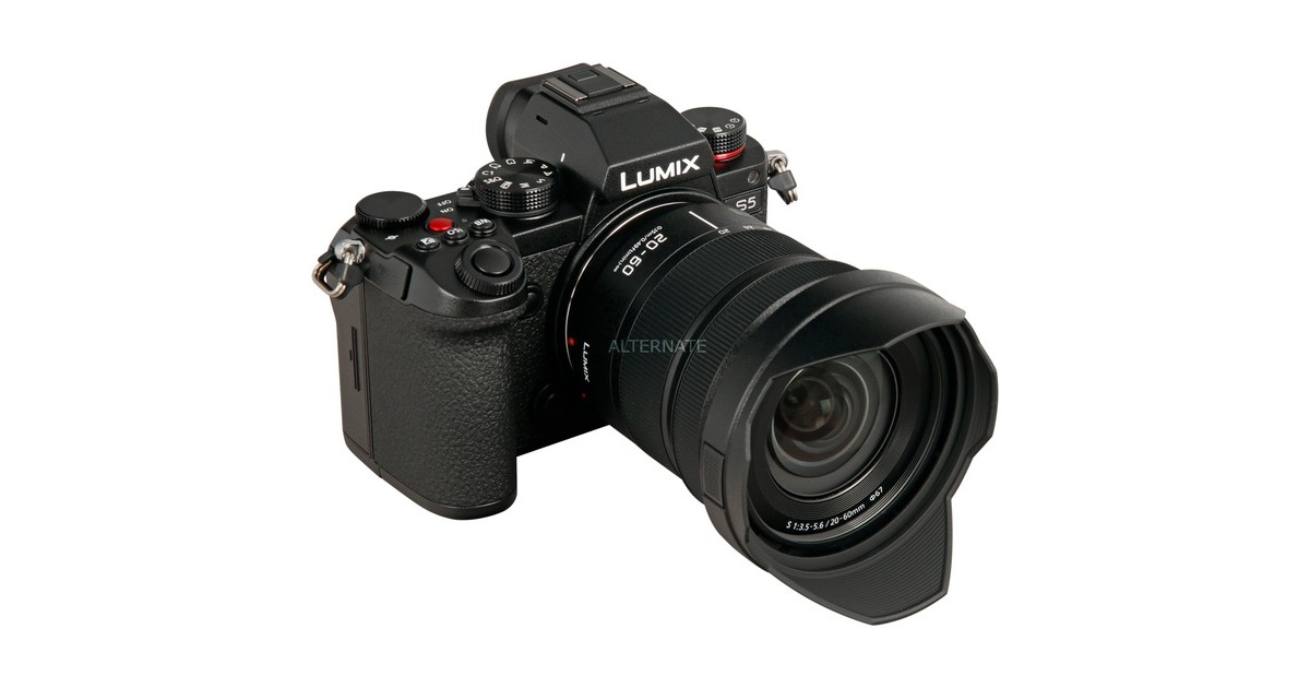 Panasonic Lumix DC-S5 Kit (20-60mm f3.5-5.6), Digitalkamera(schwarz, inkl. Objektiv) Panasonic Lumix DC-S5 Kit (20-60mm f3.5-5.6), Digitalkamera(schwarz, inkl. Objektiv)