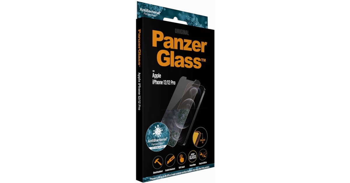 PanzerGlass Displayschutz, Schutzfolie(transparent, iPhone 12 | 12 Pro)