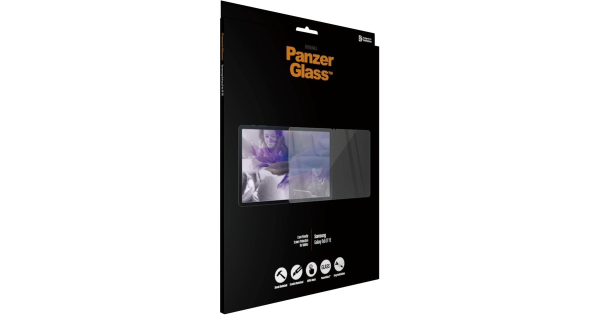 PanzerGlass Displayschutz, Schutzfolie(transparent, Samsung Galaxy Tab S7 FE/S7 FE 5G)