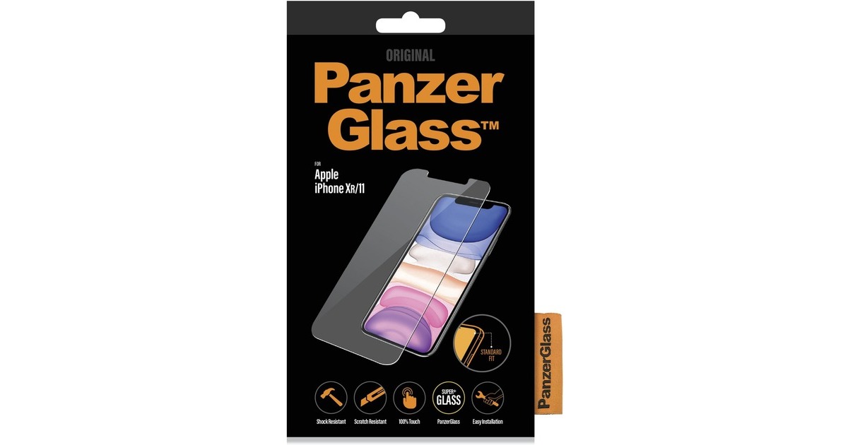 PanzerGlass Displayschutz, Schutzfolie(transparent, iPhone 11, iPhone XR)