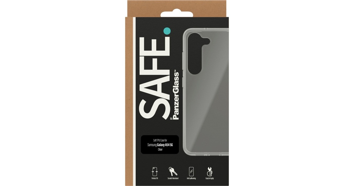 PanzerGlass SAFE Case, Handyhülle(transparent, Samsung Galaxy A14 | A14 5G)
