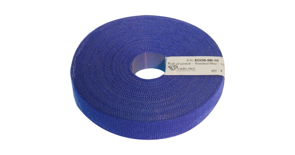 Patchsee ECO-Scratch, Kabelbinder(blau, 10 Meter Rolle)