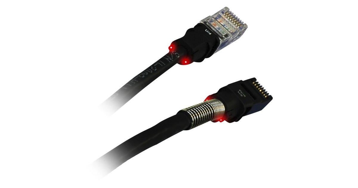 Patchsee Patchkabel RJ45 Cat.6a FTP(schwarz, 1,2 Meter)