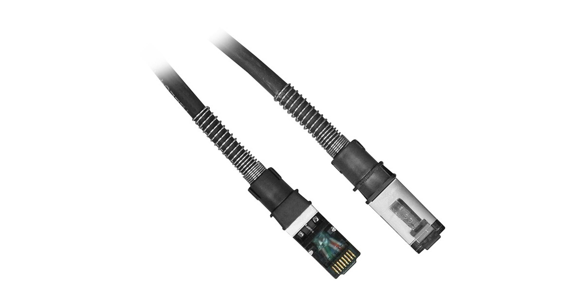 Patchsee Patchkabel RJ45 Cat.6a FTP(schwarz, 3,1 Meter)