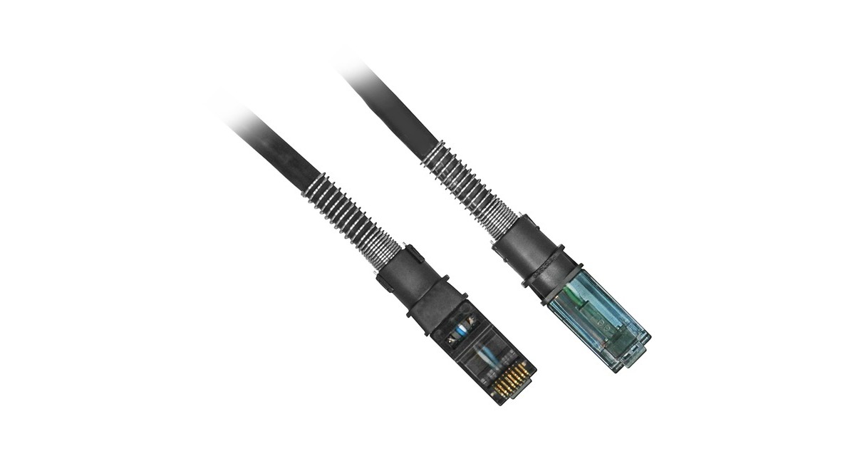 Patchsee Patchkabel RJ45 Cat.6a UTP(schwarz, 3,1 Meter)