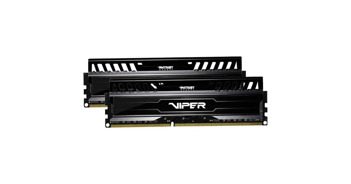 Patriot DIMM 16 GB DDR3-1600 (2x 8 GB) Dual-Kit, Arbeitsspeicher(PV316G160C9K, Viper 3 - Black Mamba Edition, INTEL XMP, Retail)