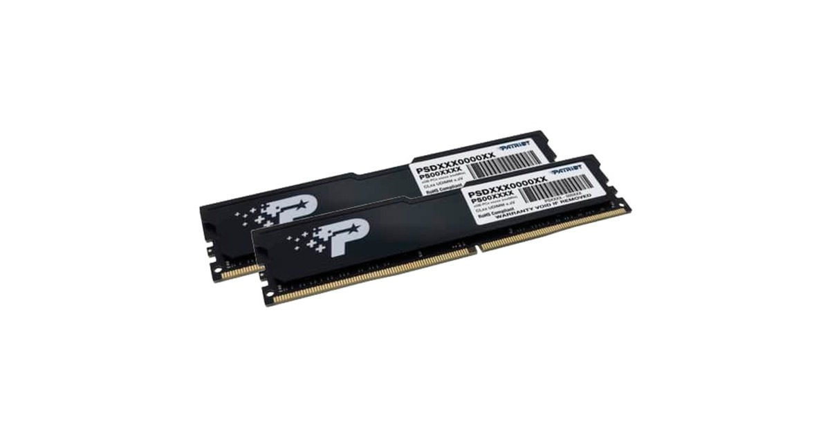 Patriot DIMM 16 GB DDR4-2666 (2x 8 GB) Dual-Kit, Arbeitsspeicher(PSD416G2666K, Signature Line)