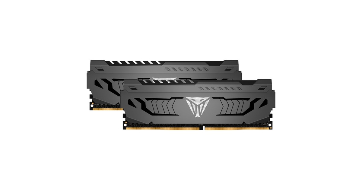 Patriot DIMM 16 GB DDR4-3000 (2x 8 GB) Dual-Kit, Arbeitsspeicher(grau, PVS416G300C6K, Viper Steel, INTEL XMP)