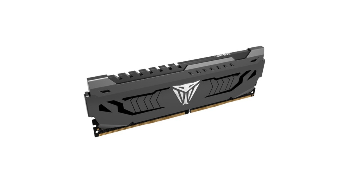 Patriot DIMM 16 GB DDR4-3000, Arbeitsspeicher(grau, PVS416G300C6, Viper Steel, INTEL XMP)