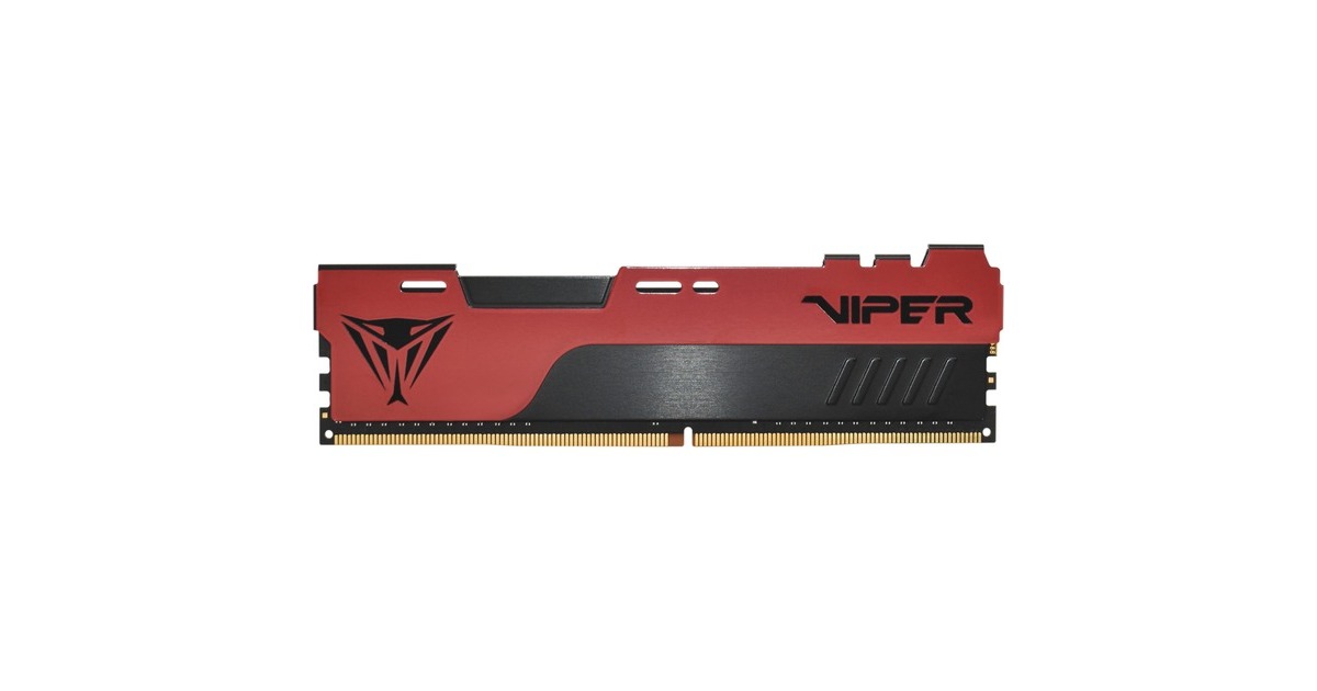 Patriot DIMM 16 GB DDR4-4000, Arbeitsspeicher(rot/schwarz, PVE2416G400C0, Viper Elite II, INTEL XMP)