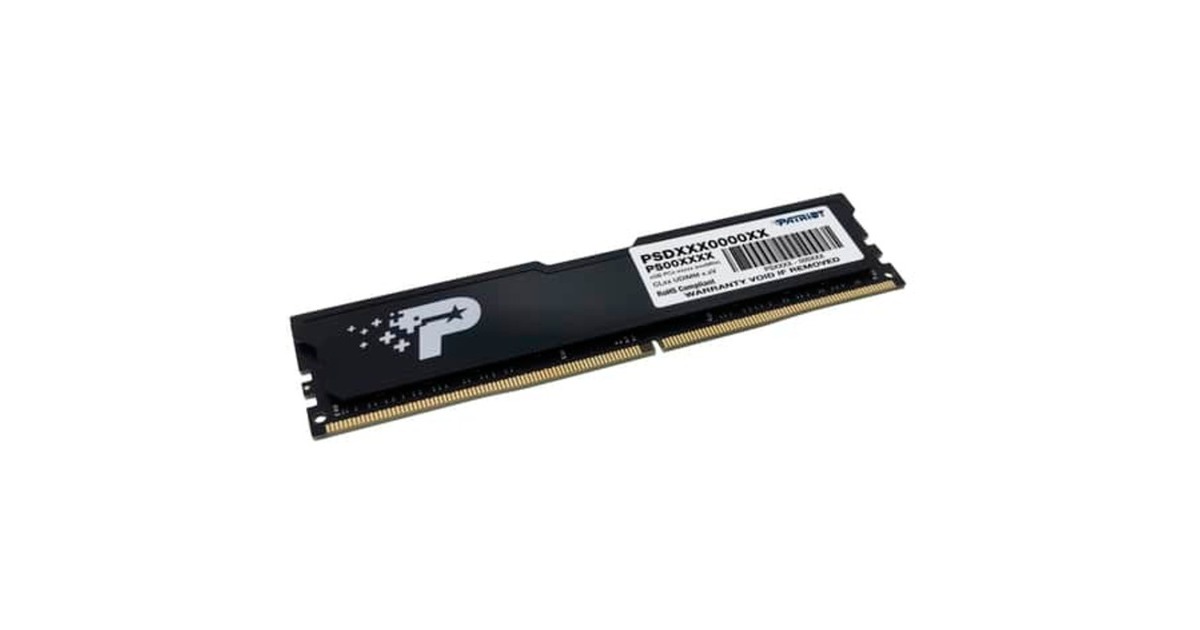 Patriot DIMM 32 GB DDR4-3200, Arbeitsspeicher(schwarz, PSD432G32002, Signature Line)