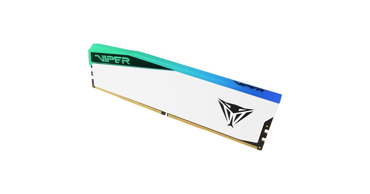 Patriot DIMM 32 GB DDR5-5600, Arbeitsspeicher(weiß, PVER532G56C38W, Elite 5 RGB, INTEL XMP, AMD EXPO)