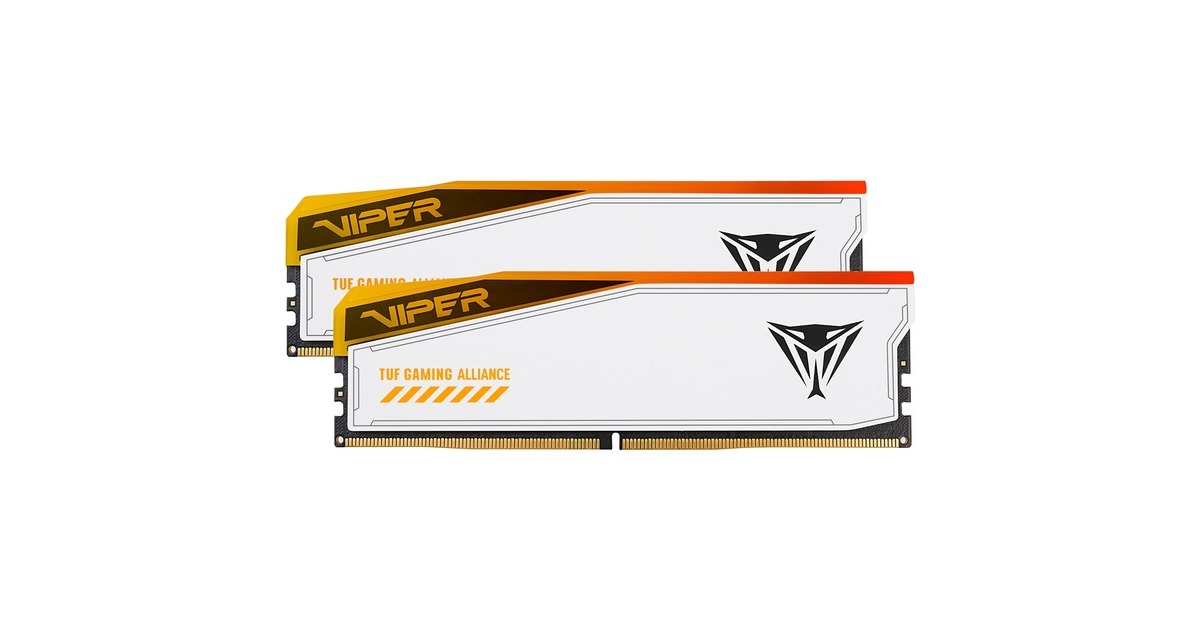 Patriot DIMM 32 GB DDR5-6000 (2x 16 GB) Dual-Kit, Arbeitsspeicher(schwarz, PVER532G60C36KT, Viper Elite 5 RGB, INTEL XMP, AMD EXPO) Patriot DIMM 32 GB DDR5-6000 (2x 16 GB) Dual-Kit, Arbeitsspeicher(schwarz, PVER532G60C36KT, Viper Elite 5 RGB, INTEL XMP, AMD EXPO)