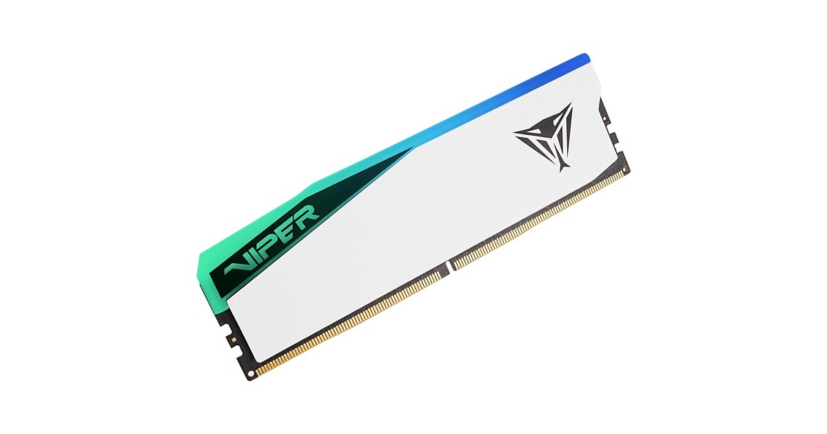 Patriot DIMM 32 GB DDR5-6000, Arbeitsspeicher(weiß, PVER532G60C42W, Elite 5 RGB, INTEL XMP, AMD EXPO)