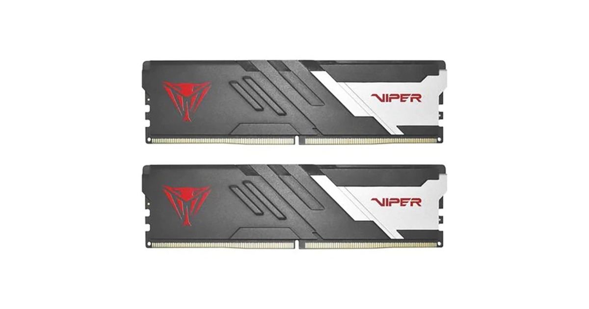 Patriot DIMM 32 GB DDR5-6400 (2x 16 GB) Dual-Kit, Arbeitsspeicher(schwarz, PVV532G640C32K, Viper Venom, INTEL XMP)