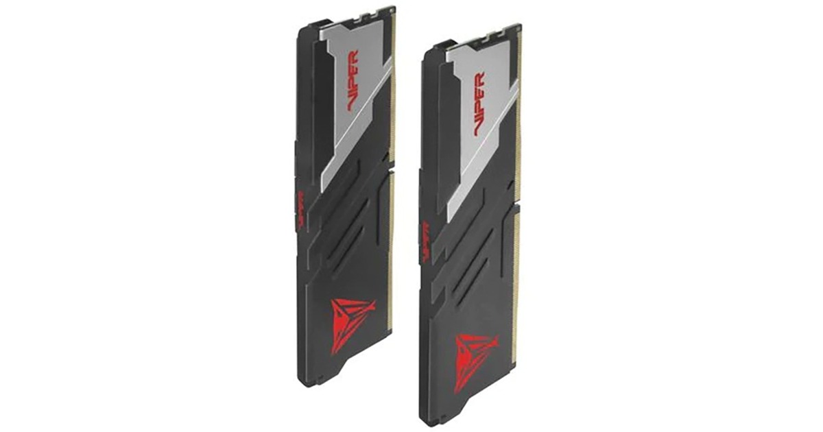 Patriot DIMM 32 GB DDR5-6400 (2x 16 GB) Dual-Kit, Arbeitsspeicher(schwarz, PVV532G640C32K, Viper Venom, INTEL XMP)