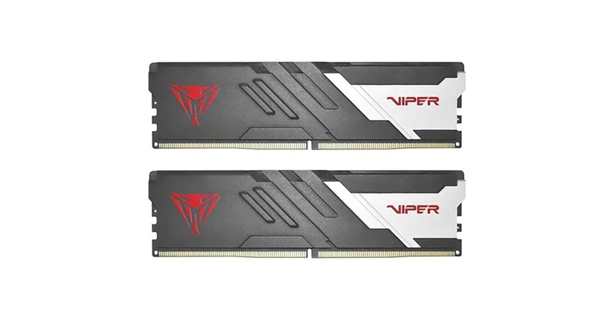 Patriot DIMM 32 GB DDR5-7400 (2x 16 GB) Dual-Kit, Arbeitsspeicher(schwarz, PVV532G740C36K, Viper Venom, INTEL XMP)