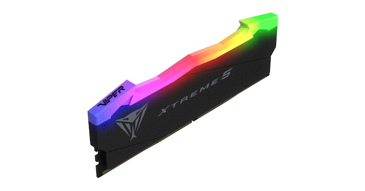 Patriot DIMM 32 GB DDR5-7600 (2x 16 GB) Dual-Kit, Arbeitsspeicher(schwarz, PVXR532G76C36K, Viper Xtreme5 RGB, INTEL XMP)