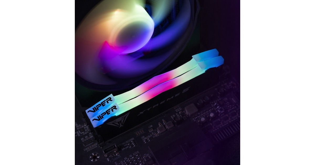 Patriot DIMM 32 GB DDR5-7600 (2x 16 GB) Dual-Kit, Arbeitsspeicher(schwarz, PVXR532G76C36K, Viper Xtreme5 RGB, INTEL XMP)