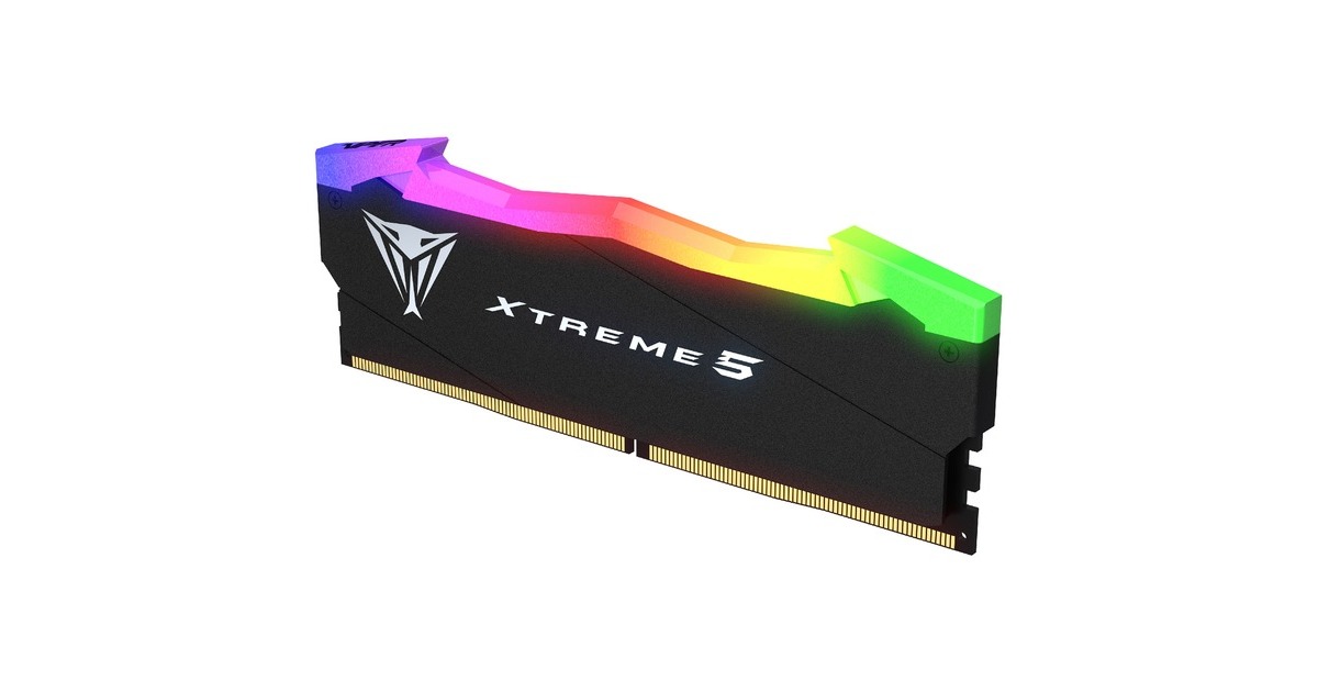 Patriot DIMM 32 GB DDR5-8000 (2x 16 GB) Dual-Kit, Arbeitsspeicher(schwarz, PVXR532G80C38K, Viper Xtreme5 RGB, INTEL XMP)