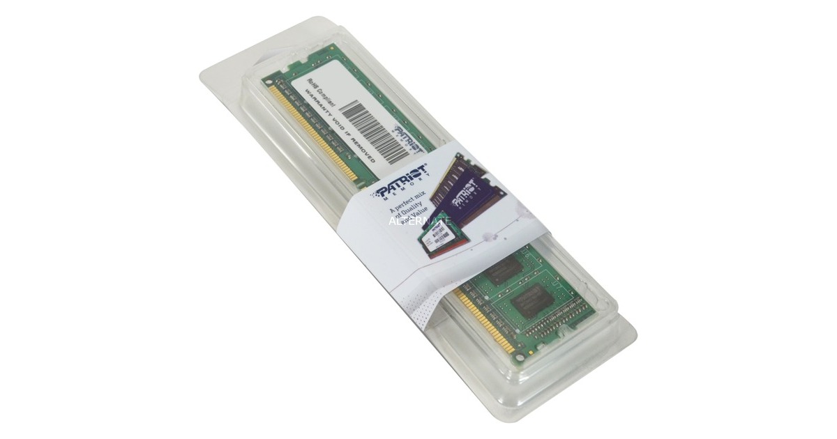 Patriot DIMM 4 GB DDR3-1333, Arbeitsspeicher(PSD34G133381, Signature Line)