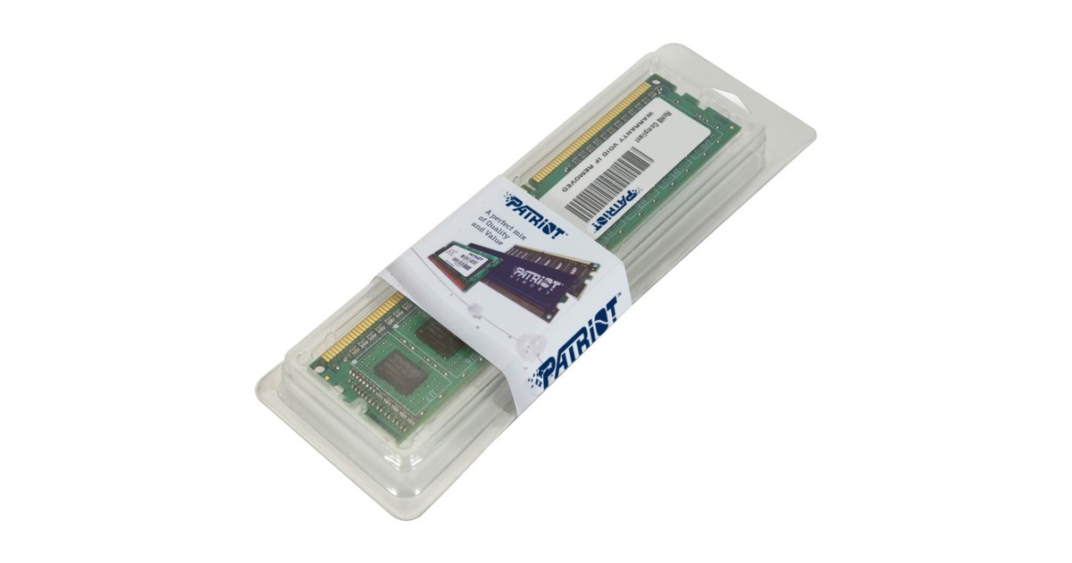 Patriot DIMM 4 GB DDR3-1600, Arbeitsspeicher(PSD34G160081, Signature Line)