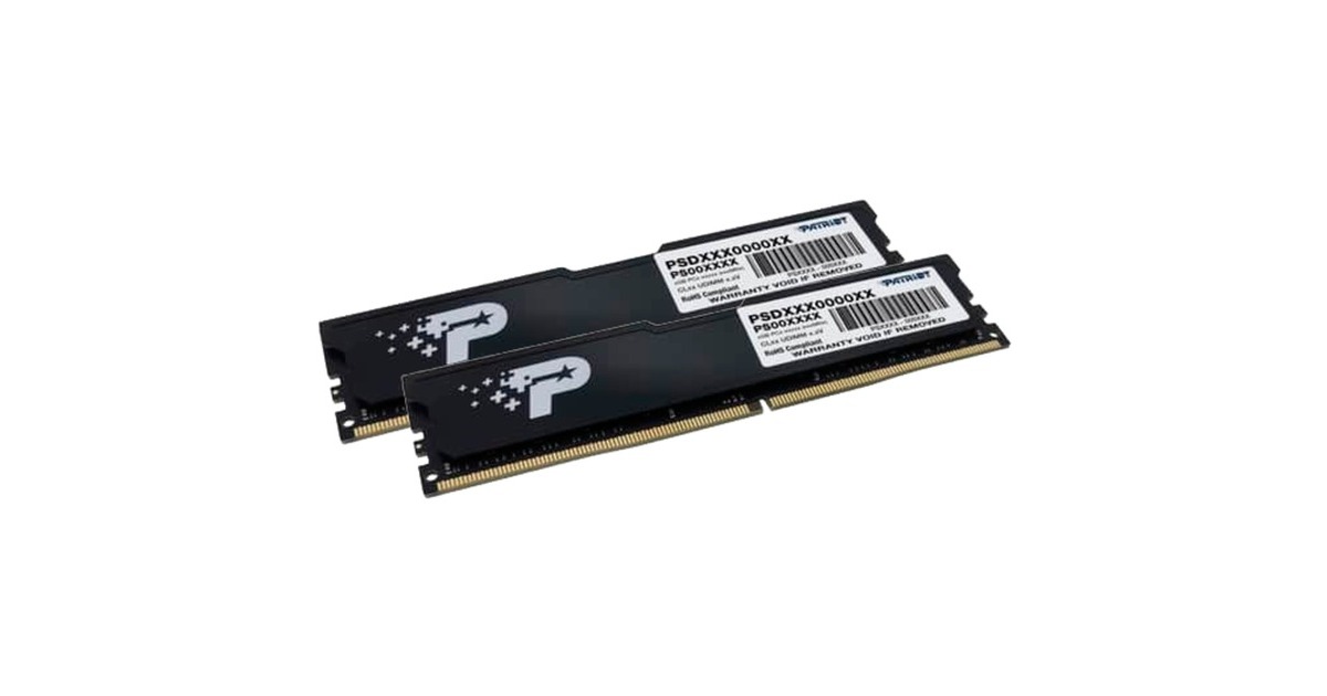 Patriot DIMM 64 GB DDR4-3200 (2x 32 GB) Dual-Kit, Arbeitsspeicher(PSD464G3200K, Signature Line)