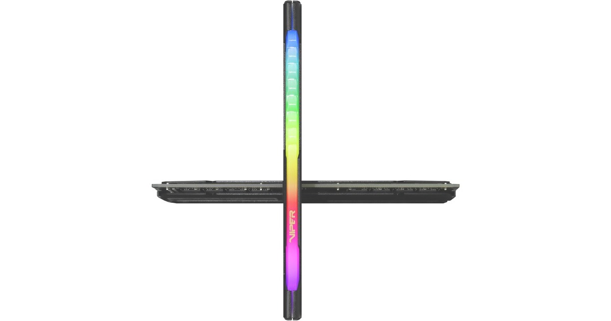 Patriot DIMM 64 GB DDR4-3200 (2x 32 GB) Dual-Kit, Arbeitsspeicher(schwarz, PVSR464G320C8K, Viper Steel RGB, INTEL XMP)