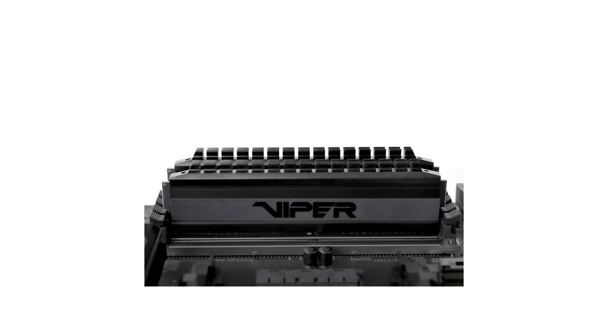 Patriot DIMM 64 GB DDR4-3200 (2x 32 GB) Dual-Kit, Arbeitsspeicher(schwarz, PVB464G320C6K, Viper 4 Blackout, INTEL XMP)