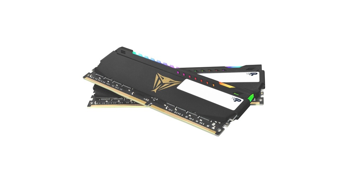 Patriot DIMM 64 GB DDR4-3600 (2x 32 GB) Dual-Kit, Arbeitsspeicher(schwarz, PVSR464G360C0K, Viper Steel RGB, INTEL XMP)
