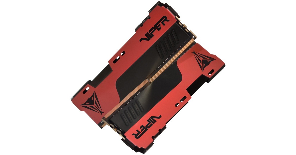 Patriot DIMM 64 GB DDR4-3600 (2x 32 GB) Dual-Kit, Arbeitsspeicher(rot/schwarz, PVE2464G360C0K, Viper Elite II, INTEL XMP)