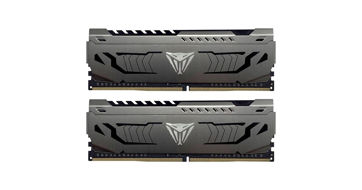 Patriot DIMM 64 GB DDR4-3600 (2x 32 GB) Dual-Kit, Arbeitsspeicher(grau, PVS464G360C8K, Viper Steel, INTEL XMP)
