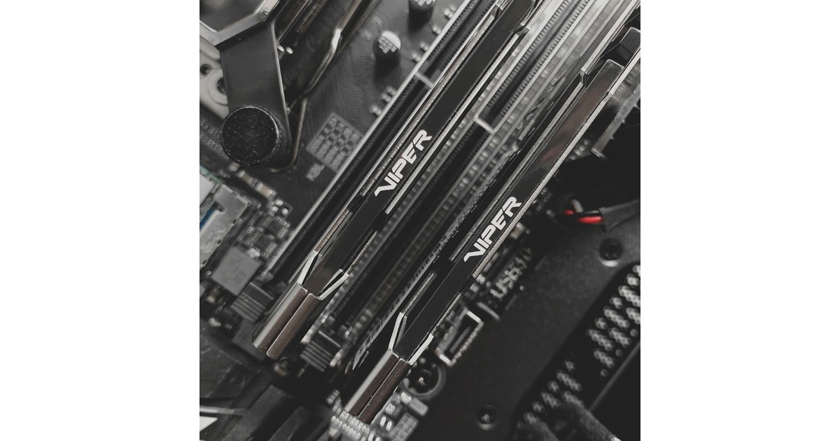 Patriot DIMM 64 GB DDR4-3600 (2x 32 GB) Dual-Kit, Arbeitsspeicher(grau, PVS464G360C8K, Viper Steel, INTEL XMP)