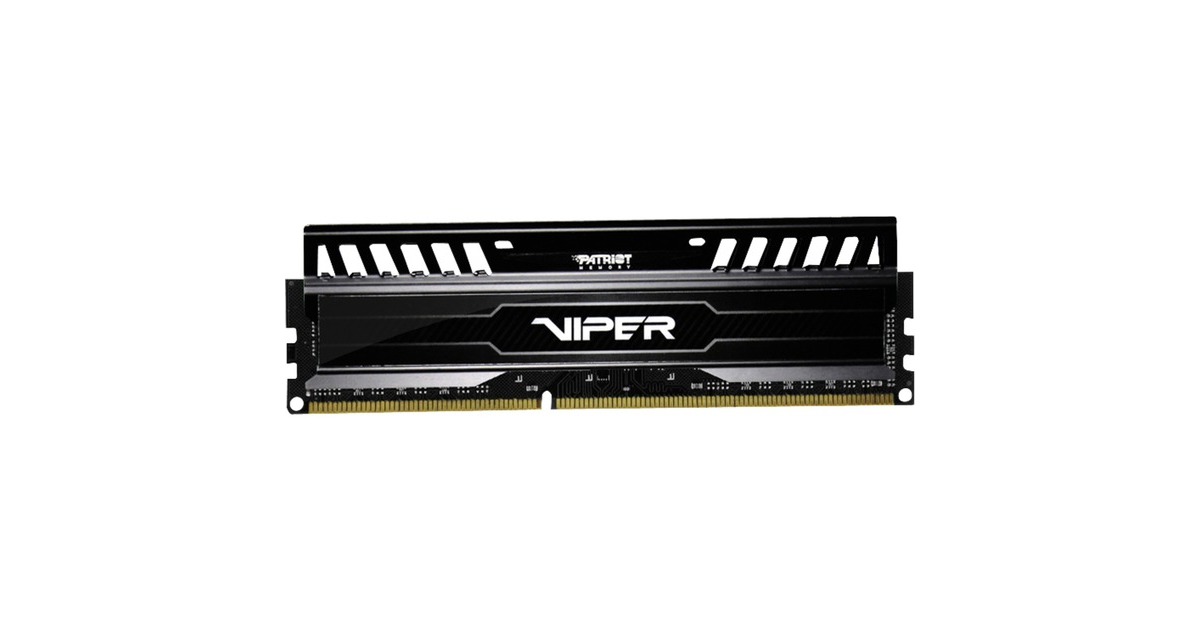 Patriot DIMM 8 GB DDR3-1600, Arbeitsspeicher(PV38G160C0, Viper 3 - Black Mamba Edition, INTEL XMP, Retail)