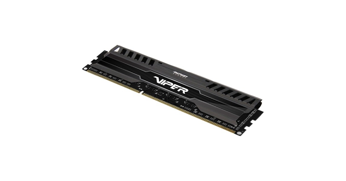 Patriot DIMM 8 GB DDR3-1600, Arbeitsspeicher(PV38G160C0, Viper 3 - Black Mamba Edition, INTEL XMP, Retail)