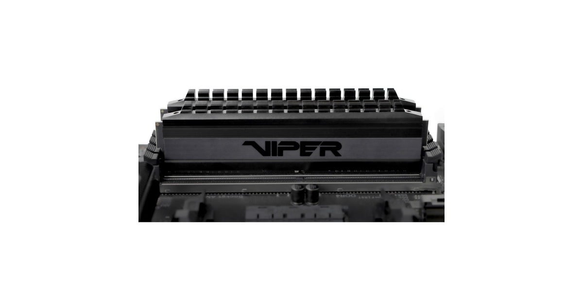 Patriot DIMM 8 GB DDR4-3200 (2x 4 GB) Dual-Kit, Arbeitsspeicher(schwarz, PVB48G320C6K, Viper 4 Blackout, INTEL XMP, Outlet)