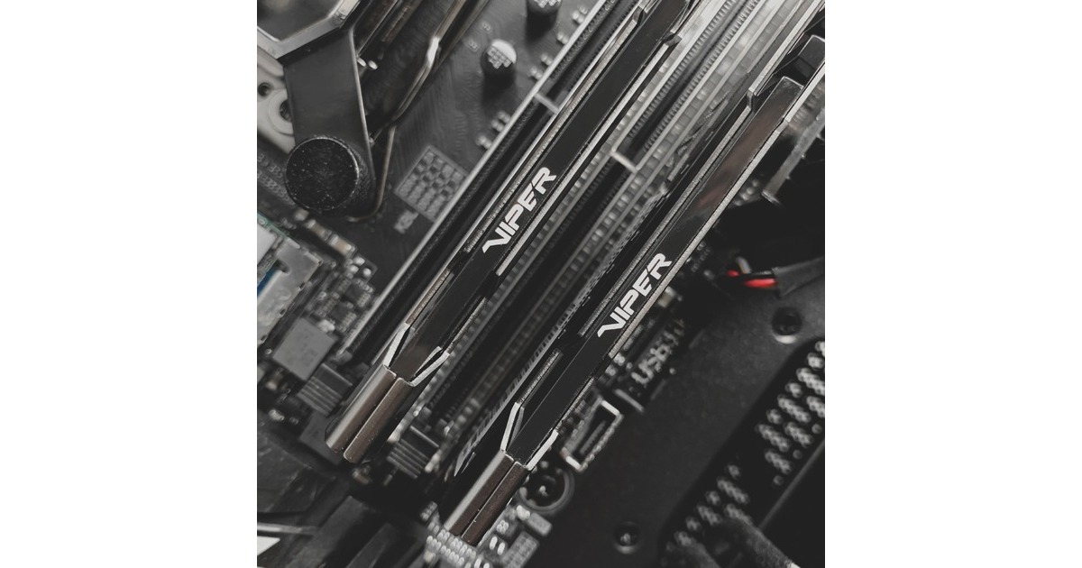 Patriot DIMM 8 GB DDR4-3200, Arbeitsspeicher(schwarz, PVS48G320C6, Viper Steel, INTEL XMP)