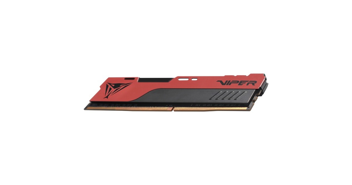 Patriot DIMM 8 GB DDR4-4000, Arbeitsspeicher(rot/schwarz, PVE248G400C0, Viper Elite II, INTEL XMP)