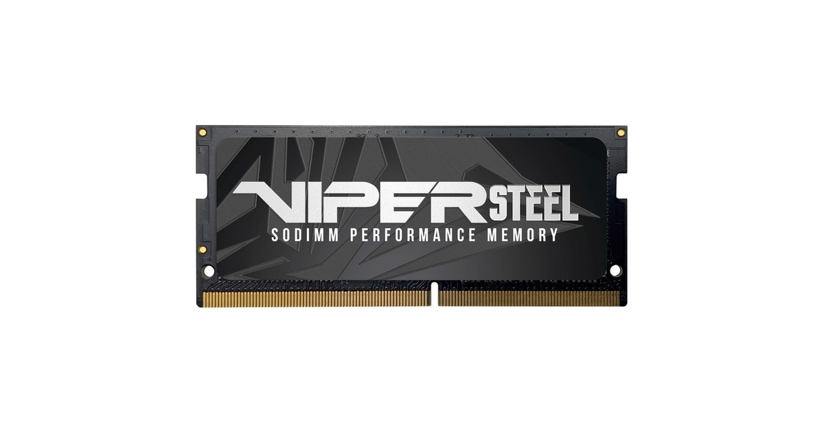 Patriot SO-DIMM 32 GB DDR4-2400, Arbeitsspeicher(grau, PVS432G240C5S, Viper Steel, INTEL XMP)